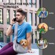 Dog Carrier Reversible with Storage Bag, Hands Free Sling for Small Dogs and Cats, Travel Safety Harness, Dog Cat Harness (Grey)