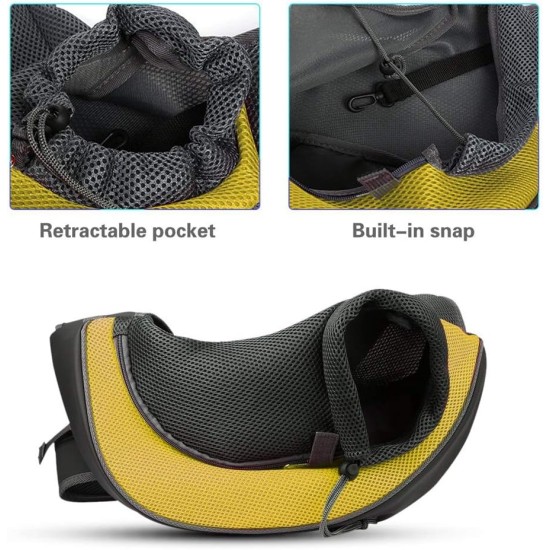 Dog Carrier Sling, Breathable Mesh Shoulder Bag / Travel Bag / Pet Transport Bag for Dogs, Puppies & Cats Dog Carrier Sling, Breathable Mesh Shoulder Bag / Travel Bag / Pet Transport Bag for Dogs, Puppies & Cats