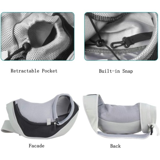 Dog Carrier Sling, Breathable Mesh Shoulder Bag / Travel Bag / Pet Transport Bag for Dogs, Puppies & Cats Dog Carrier Sling, Breathable Mesh Shoulder Bag / Travel Bag / Pet Transport Bag for Dogs, Puppies & Cats