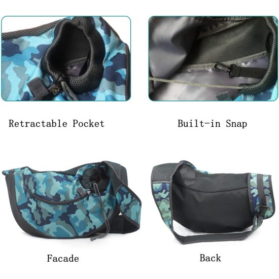 Dog Carrier Sling, Breathable Mesh Shoulder Bag / Travel Bag / Pet Transport Bag for Dogs, Puppies & Cats Dog Carrier Sling, Breathable Mesh Shoulder Bag / Travel Bag / Pet Transport Bag for Dogs, Puppies & Cats