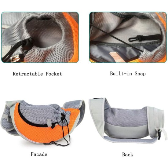 Dog Carrier Sling, Breathable Mesh Shoulder Bag / Travel Bag / Pet Transport Bag for Dogs, Puppies & Cats Dog Carrier Sling, Breathable Mesh Shoulder Bag / Travel Bag / Pet Transport Bag for Dogs, Puppies & Cats