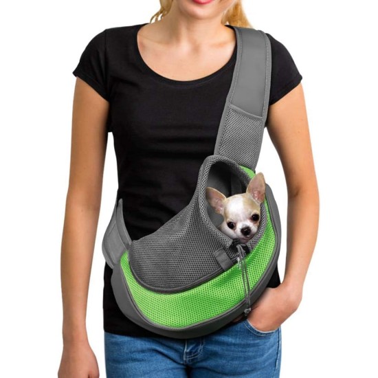 Dog Carrier Sling, Breathable Mesh Shoulder Bag / Travel Bag / Pet Transport Bag for Dogs, Puppies & Cats Dog Carrier Sling, Breathable Mesh Shoulder Bag / Travel Bag / Pet Transport Bag for Dogs, Puppies & Cats