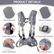 Dog Carrier Sling Portable Outdoor Backpack Emergency Backpack Pet Carrier for Elderly Dogs, Joint Injuries, Arthritis, Stair Climbing and Descending, Paralysis, Grey, S Dog Carrier Sling Portable Outdoor Backpack Emergency Backpack Pet Carrier for Elderly Dogs, Joint Injuries, Arthritis, Stair Climbing and Descending, Paralysis, Grey, S