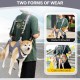 Dog Carrier Sling Portable Outdoor Backpack Emergency Backpack Pet Carrier for Elderly Dogs, Joint Injuries, Arthritis, Stair Climbing and Descending, Paralysis, Grey, S Dog Carrier Sling Portable Outdoor Backpack Emergency Backpack Pet Carrier for Elderly Dogs, Joint Injuries, Arthritis, Stair Climbing and Descending, Paralysis, Grey, S