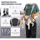 Dog Carrier Sling Portable Outdoor Backpack Emergency Backpack Pet Carrier for Elderly Dogs, Joint Injuries, Arthritis, Stair Climbing and Descending, Paralysis, Grey, L Dog Carrier Sling Portable Outdoor Backpack Emergency Backpack Pet Carrier for Elderly Dogs, Joint Injuries, Arthritis, Stair Climbing and Descending, Paralysis, Grey, L