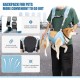 Dog Carrier Sling Portable Outdoor Backpack Emergency Backpack Pet Carrier for Elderly Dogs, Joint Injuries, Arthritis, Stair Climbing and Descending, Paralysis, Blue, L Dog Carrier Sling Portable Outdoor Backpack Emergency Backpack Pet Carrier for Elderly Dogs, Joint Injuries, Arthritis, Stair Climbing and Descending, Paralysis, Blue, L