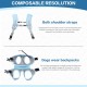 Dog Carrier Sling Portable Outdoor Backpack Emergency Backpack Pet Carrier for Elderly Dogs, Joint Injuries, Arthritis, Stair Climbing and Descending, Paralysis, Blue, L Dog Carrier Sling Portable Outdoor Backpack Emergency Backpack Pet Carrier for Elderly Dogs, Joint Injuries, Arthritis, Stair Climbing and Descending, Paralysis, Blue, L