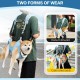 Dog Carrier Sling Portable Outdoor Backpack Emergency Backpack Pet Carrier for Elderly Dogs, Joint Injuries, Arthritis, Stair Climbing and Descending, Paralysis, Blue, L Dog Carrier Sling Portable Outdoor Backpack Emergency Backpack Pet Carrier for Elderly Dogs, Joint Injuries, Arthritis, Stair Climbing and Descending, Paralysis, Blue, L