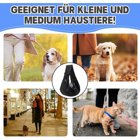 Dog Carry Bag, Dog Carrier Bag up to 7.5 kg, Carry Bag, Suitable for Pets, Lightweight Design for Outdoor Activities, Walks, Bicycle Tours Dog Carry Bag, Dog Carrier Bag up to 7.5 kg, Carry Bag, Suitable for Pets, Lightweight Design for Outdoor Activities, Walks, Bicycle Tours