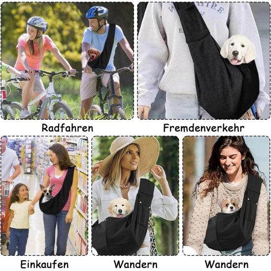 Dog Carry Bag, Portable Pet Dog Bag, Dog Bag, Adjustable, Suitable for Small Cats and Dogs with a Weight of No More than 15 kg Dog Carry Bag, Portable Pet Dog Bag, Dog Bag, Adjustable, Suitable for Small Cats and Dogs with a Weight of No More than 15 kg