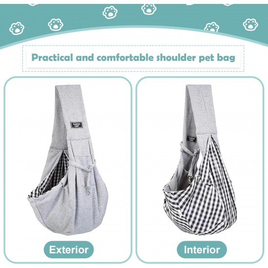 Dog Carry Bag, Transport Bag for Dogs and Other Pets up to 7.5 kg, Dog Shoulder Bag, Adjustable for Walking Outdoor Activities and Excursions Dog Carry Bag, Transport Bag for Dogs and Other Pets up to 7.5 kg, Dog Shoulder Bag, Adjustable for Walking Outdoor Activities and Excursions