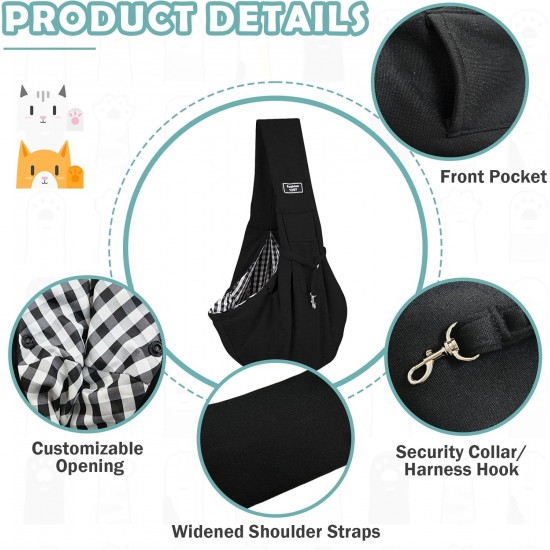 Dog Carry Bag, Transport Bag for Dogs and Other Pets up to 7.5 kg, Dog Shoulder Bag, Adjustable for Walking Outdoor Activities and Excursions Dog Carry Bag, Transport Bag for Dogs and Other Pets up to 7.5 kg, Dog Shoulder Bag, Adjustable for Walking Outdoor Activities and Excursions