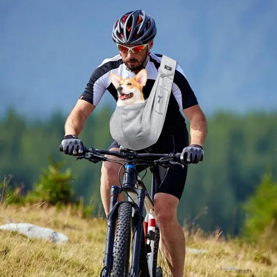 Dog Carry Bag, Transport Bag for Dogs and Other Pets up to 7.5 kg, Dog Shoulder Bag, Adjustable for Walking Outdoor Activities and Excursions Dog Carry Bag, Transport Bag for Dogs and Other Pets up to 7.5 kg, Dog Shoulder Bag, Adjustable for Walking Outdoor Activities and Excursions