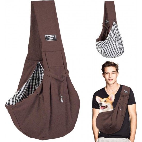 Dog Carry Bag, Transport Bag for Dogs and Other Pets up to 7.5 kg, Dog Shoulder Bag, Adjustable for Walking Outdoor Activities and Excursions Dog Carry Bag, Transport Bag for Dogs and Other Pets up to 7.5 kg, Dog Shoulder Bag, Adjustable for Walking Outdoor Activities and Excursions