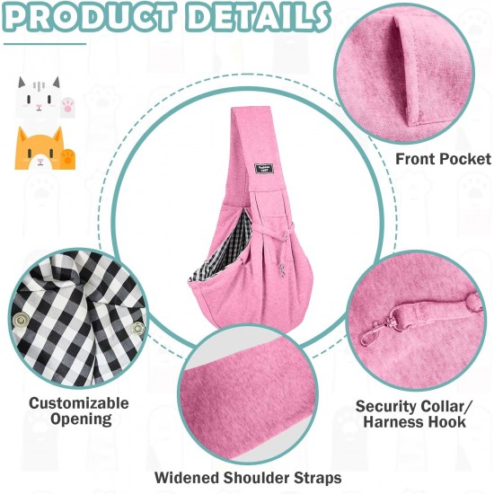Dog Carry Bag, Transport Bag for Dogs and Other Pets up to 7.5 kg, Dog Shoulder Bag, Adjustable for Walking Outdoor Activities and Excursions Dog Carry Bag, Transport Bag for Dogs and Other Pets up to 7.5 kg, Dog Shoulder Bag, Adjustable for Walking Outdoor Activities and Excursions
