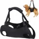 Dog Carrying Aid, Portable Dog Harness Stairs, Black Adjustable Carrying Aid Harness Lifting Harness for Hind Legs, Hip Support with Handles, Safety Support for Disabled, Injured Dogs Dog Carrying Aid, Portable Dog Harness Stairs, Black Adjustable Carrying Aid Harness Lifting Harness for Hind Legs, Hip Support with Handles, Safety Support for Disabled, Injured Dogs