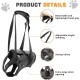 Dog Carrying Aid for Rear Legs, Carrying Harness Dog Sling with Handle, Lifting Harness for Dogs, Dog Lifting Harness for Disabled, Injured or Older Dogs (Black) Dog Carrying Aid for Rear Legs, Carrying Harness Dog Sling with Handle, Lifting Harness for Dogs, Dog Lifting Harness for Disabled, Injured or Older Dogs (Black)