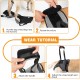 Dog Carrying Aid for Rear Legs, Carrying Harness Dog Sling with Handle, Lifting Harness for Dogs, Dog Lifting Harness for Disabled, Injured or Older Dogs (Black) Dog Carrying Aid for Rear Legs, Carrying Harness Dog Sling with Handle, Lifting Harness for Dogs, Dog Lifting Harness for Disabled, Injured or Older Dogs (Black)