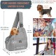 Dog Friendly Sling Dogs, Hands-Free Travel Bag for Small Pets with Adjustable Straps, Hardboard Base Safety Belt, for Dogs up to 2.8 kg, Widened Version, Grey Dog Friendly Sling Dogs, Hands-Free Travel Bag for Small Pets with Adjustable Straps, Hardboard Base Safety Belt, for Dogs up to 2.8 kg, Widened Version, Grey