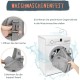 Dog Friendly Sling Dogs, Hands-Free Travel Bag for Small Pets with Adjustable Straps, Hardboard Base Safety Belt, for Dogs up to 2.8 kg, Widened Version, Grey Dog Friendly Sling Dogs, Hands-Free Travel Bag for Small Pets with Adjustable Straps, Hardboard Base Safety Belt, for Dogs up to 2.8 kg, Widened Version, Grey