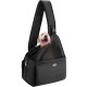 Dog Friendly Sling Dogs, Hands-Free Travel Bag for Small Pets with Adjustable Straps, Hardboard Base Safety Belt, for Dogs up to 2.8 kg, Widened Version, Grey Dog Friendly Sling Dogs, Hands-Free Travel Bag for Small Pets with Adjustable Straps, Hardboard Base Safety Belt, for Dogs up to 2.8 kg, Widened Version, Grey