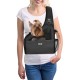 Dog Friendly Sling Dogs, Hands-Free Travel Bag for Small Pets with Adjustable Straps, Hardboard Base Safety Belt, for Dogs up to 2.8 kg, Widened Version, Grey Dog Friendly Sling Dogs, Hands-Free Travel Bag for Small Pets with Adjustable Straps, Hardboard Base Safety Belt, for Dogs up to 2.8 kg, Widened Version, Grey