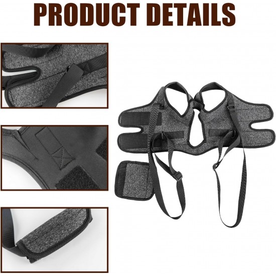 Dog Lifting Harness, Soft Dog Carrying Aid, Dog Support Harness for the Rear Legs, Dog Carry Strap, Adjustable Walking Aid, Safety Support for Disabled or Older Dogs, 26-40 kg (XL) Dog Lifting Harness, Soft Dog Carrying Aid, Dog Support Harness for the Rear Legs, Dog Carry Strap, Adjustable Walking Aid, Safety Support for Disabled or Older Dogs, 26-40 kg (XL)