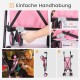 Dog Pram 2-in-1 Dog Buggy Up to 15 kg Small with Tel-Sized Dogs, Foldable Pet Travel Trolley with Drink Holder & Storage Basket, Large Capacity, Easy to Carry, Black Dog Pram 2-in-1 Dog Buggy Up to 15 kg Small with Tel-Sized Dogs, Foldable Pet Travel Trolley with Drink Holder & Storage Basket, Large Capacity, Easy to Carry, Black