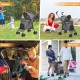 Dog Pram 2-in-1 Dog Buggy Up to 15 kg Small with Tel-Sized Dogs, Foldable Pet Travel Trolley with Drink Holder & Storage Basket, Large Capacity, Easy to Carry, Black Dog Pram 2-in-1 Dog Buggy Up to 15 kg Small with Tel-Sized Dogs, Foldable Pet Travel Trolley with Drink Holder & Storage Basket, Large Capacity, Easy to Carry, Black