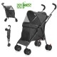 Dog Pram 2-in-1 Dog Buggy Up to 15 kg Small with Tel-Sized Dogs, Foldable Pet Travel Trolley with Drink Holder & Storage Basket, Large Capacity, Easy to Carry, Black Dog Pram 2-in-1 Dog Buggy Up to 15 kg Small with Tel-Sized Dogs, Foldable Pet Travel Trolley with Drink Holder & Storage Basket, Large Capacity, Easy to Carry, Black
