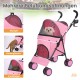 Dog Pram 2-in-1 Dog Buggy Up to 15 kg Small with Tel-Sized Dogs, Foldable Pet Travel Trolley with Drink Holder & Storage Basket, Large Capacity, Easy to Carry, Black Dog Pram 2-in-1 Dog Buggy Up to 15 kg Small with Tel-Sized Dogs, Foldable Pet Travel Trolley with Drink Holder & Storage Basket, Large Capacity, Easy to Carry, Black