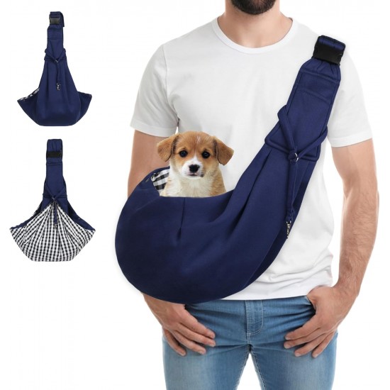 Dog Sling Dog Carrier Bag Small Dog Bag up to 7 kg, Puppy Sling for Dogs and Cats Walks and Outdoor Activities (D) Dog Sling Dog Carrier Bag Small Dog Bag up to 7 kg, Puppy Sling for Dogs and Cats Walks and Outdoor Activities (D)