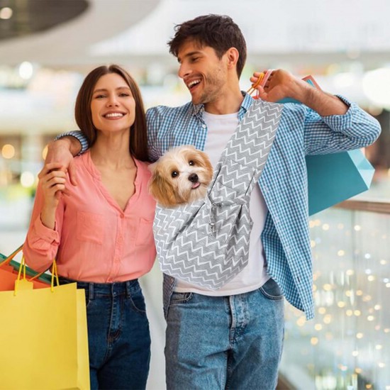 Dog Sling Dog Carrier Bag Small Dog Bag up to 7 kg, Puppy Sling for Dogs and Cats Walks and Outdoor Activities (D) Dog Sling Dog Carrier Bag Small Dog Bag up to 7 kg, Puppy Sling for Dogs and Cats Walks and Outdoor Activities (D)