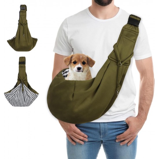 Dog Sling Dog Carrier Bag Small Dog Bag up to 7 kg, Puppy Sling for Dogs and Cats Walks and Outdoor Activities (D) Dog Sling Dog Carrier Bag Small Dog Bag up to 7 kg, Puppy Sling for Dogs and Cats Walks and Outdoor Activities (D)