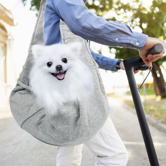 Dog Sling Dog Transport Bag Durable Pet Carrier for Dogs and Cats for Outdoor Activities, Weekend Trips and Walks with Dogs and Cats (Grey) Dog Sling Dog Transport Bag Durable Pet Carrier for Dogs and Cats for Outdoor Activities, Weekend Trips and Walks with Dogs and Cats (Grey)