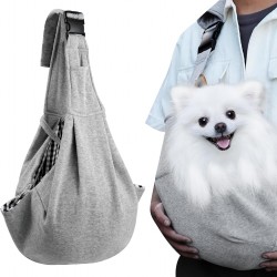 Dog Sling Dog Transport Bag Durable Pet Carrier for Dogs and Cats for Outdoor Activities, Weekend Trips and Walks with Dogs and Cats (Grey) Dog Sling Dog Transport Bag Durable Pet Carrier for Dogs and Cats for Outdoor Activities, Weekend Trips and Walks with Dogs and Cats (Grey)