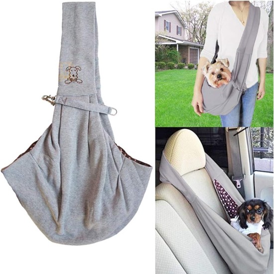 Dog Sling Pet Shoulder Bag Carry Bag Warm Support up to 5 kg Dog Carrier Pet Sling Carrier Comfortable Durable Transport Bag for Small Dogs Cats Dog Sling Pet Shoulder Bag Carry Bag Warm Support up to 5 kg Dog Carrier Pet Sling Carrier Comfortable Durable Transport Bag for Small Dogs Cats