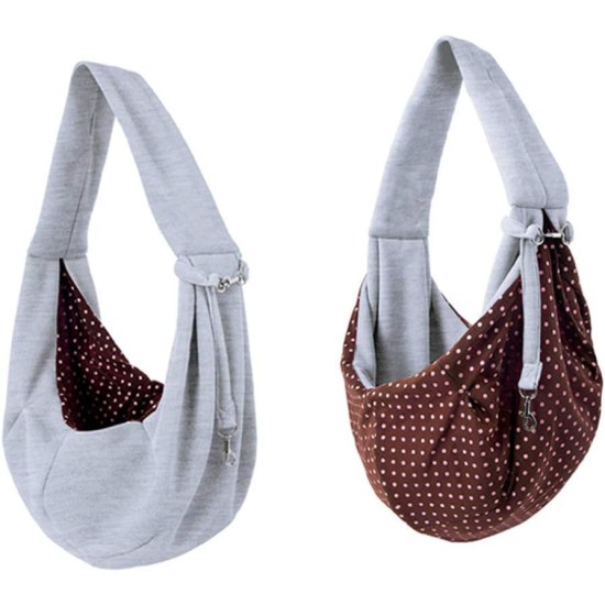 Dog Sling Pet Shoulder Bag Carry Bag Warm Support up to 5 kg Dog Carrier Pet Sling Carrier Comfortable Durable Transport Bag for Small Dogs Cats Dog Sling Pet Shoulder Bag Carry Bag Warm Support up to 5 kg Dog Carrier Pet Sling Carrier Comfortable Durable Transport Bag for Small Dogs Cats