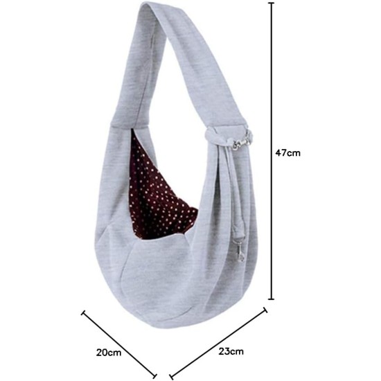 Dog Sling Pet Shoulder Bag Carry Bag Warm Support up to 5 kg Dog Carrier Pet Sling Carrier Comfortable Durable Transport Bag for Small Dogs Cats Dog Sling Pet Shoulder Bag Carry Bag Warm Support up to 5 kg Dog Carrier Pet Sling Carrier Comfortable Durable Transport Bag for Small Dogs Cats