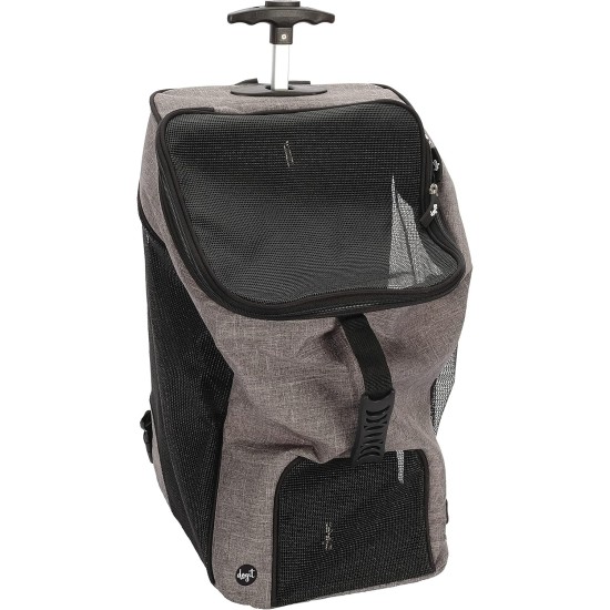 Dogit Explorer Wheeled Backpack for Dogs, Grey Dogit Explorer Wheeled Backpack for Dogs, Grey
