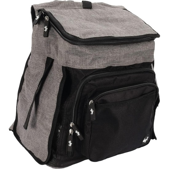 Dogit Explorer Wheeled Backpack for Dogs, Grey Dogit Explorer Wheeled Backpack for Dogs, Grey