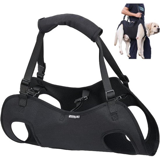 Duuclume Dog Harness for Lifting, Emergency Backpack, Pet Leg Support and Rehabilitation, Adjustable Lifting Straps, Dog Carrier for Elderly Elderly Dogs, Joint Injuries, Arthritis, M Duuclume Dog Harness for Lifting, Emergency Backpack, Pet Leg Support and Rehabilitation, Adjustable Lifting Straps, Dog Carrier for Elderly Elderly Dogs, Joint Injuries, Arthritis, M