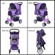 Elevon Pet Stroller, 4 Wheels, Multifunctional Dog and Cat Stroller, Foldable Portable Travel Stroller with Removable Carry Bag, Suitable for Medium and Small Dogs Elevon Pet Stroller, 4 Wheels, Multifunctional Dog and Cat Stroller, Foldable Portable Travel Stroller with Removable Carry Bag, Suitable for Medium and Small Dogs
