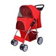 Elevon Pet Stroller, 4 Wheels, Multifunctional Dog and Cat Stroller, Foldable Portable Travel Stroller with Removable Carry Bag, Suitable for Medium and Small Dogs Elevon Pet Stroller, 4 Wheels, Multifunctional Dog and Cat Stroller, Foldable Portable Travel Stroller with Removable Carry Bag, Suitable for Medium and Small Dogs