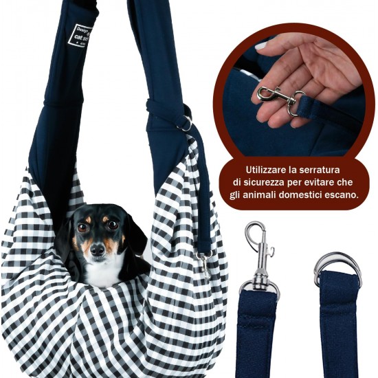 Esshogo Hundetasche, verstellbare Reisetasche für kleine Hunde Esshogo Hundetasche, verstellbare Reisetasche für kleine Hunde