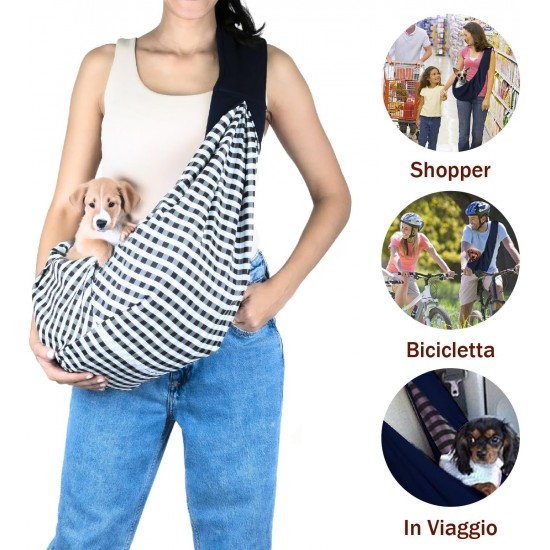Esshogo Hundetasche, verstellbare Reisetasche für kleine Hunde Esshogo Hundetasche, verstellbare Reisetasche für kleine Hunde