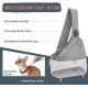 Eyein Dog Friendly Sling Dogs, Breathable Hands-Free Travel Bag for Small Pets with Adjustable Straps, Hardboard Base Safety Belt, for Dogs Under 5.5 kg, Black Eyein Dog Friendly Sling Dogs, Breathable Hands-Free Travel Bag for Small Pets with Adjustable Straps, Hardboard Base Safety Belt, for Dogs Under 5.5 kg, Black