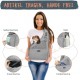 Eyein Dog Friendly Sling Dogs, Breathable Hands-Free Travel Bag for Small Pets with Adjustable Straps, Hardboard Base Safety Belt, for Dogs Under 5.5 kg, Black Eyein Dog Friendly Sling Dogs, Breathable Hands-Free Travel Bag for Small Pets with Adjustable Straps, Hardboard Base Safety Belt, for Dogs Under 5.5 kg, Black