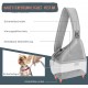 Eyein Dog Friendly Sling Dogs, Breathable Hands-Free Travel Bag for Small Pets with Adjustable Straps, Hardboard Base Safety Belt, for Dogs Under 5.5 kg, Black Eyein Dog Friendly Sling Dogs, Breathable Hands-Free Travel Bag for Small Pets with Adjustable Straps, Hardboard Base Safety Belt, for Dogs Under 5.5 kg, Black