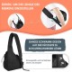 Eyein Dog Friendly Sling Dogs, Breathable Hands-Free Travel Bag for Small Pets with Adjustable Straps, Hardboard Base Safety Belt, for Dogs Under 5.5 kg, Black Eyein Dog Friendly Sling Dogs, Breathable Hands-Free Travel Bag for Small Pets with Adjustable Straps, Hardboard Base Safety Belt, for Dogs Under 5.5 kg, Black